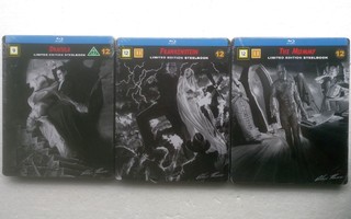 Dracula, Frankenstein ja Muumio steelbook (Bluray, uusi)