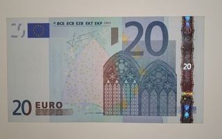Euroseteli Suomi 20 EURO L/E006 sign.Trichet
