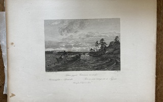 B. Lindholm: Silakan-pyyntö (Uudenmaan saaristossa), 1873