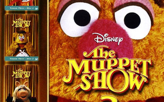 Muppet Show: 3.kausi 4DVD, Stallone, Alice Cooper ym -- RARE