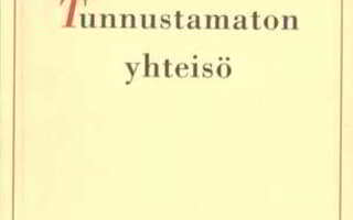 Maurice Blanchot: Tunnustamaton yhteisö