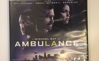 Ambulance (2022) (4K UHD + Blu-ray) Michael Bay (UUSI)