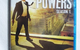 Powers kausi 1 (Blu-ray, uusi)