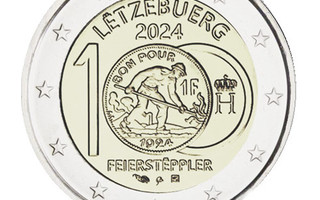 Luxemburg 2 € 2024 Luxemburgin frangi 100 vuotta