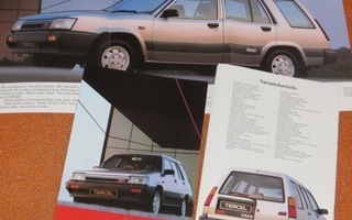 1983 Toyota Tercel 4WD esite - suom - KUIN UUSI - 12 sivua