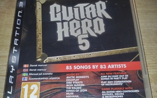 Guitar hero 5 ps3