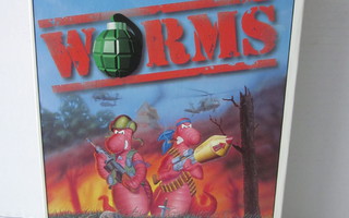 Worms, alkuperäinen vintage PC-peli (1994), Big Box