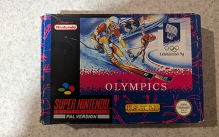 SNES 16-bit Super Nintendo " Winter Olympics  " PAL UKV