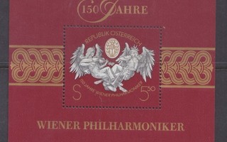 Itävalta Wiener philharmoniker blokki.