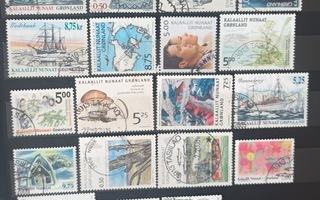 Grönlanti:sekalaisia (27 kpl) ,1996-2012 o (n.48.6e), 2 kuv.