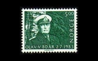 Norja 889 ** Olav V 80v (1983)