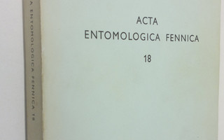 Jouko Kaisila : Acta entomologica Fennica 18 - Immigratio...