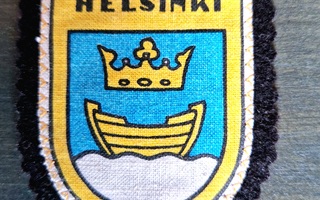 Helsinki vintage kangasmerkki
