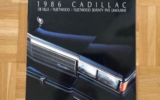 Esite Cadillac 1986. Fleetwood, De Ville. USA GM