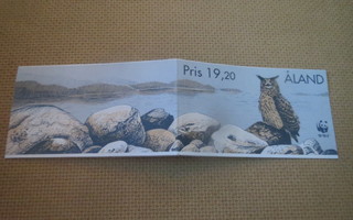 Ahvenanmaa: pöllöjä postimerkkivihko