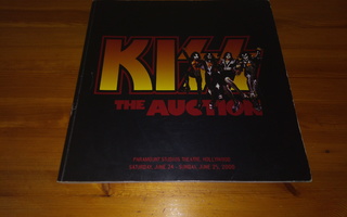 KISS : THE AUCTION BOOK HOLLYWOOD 2000  -ISO KIRJA