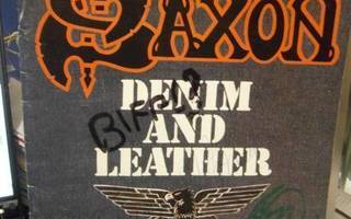 SAXON - DENIM AND LEATHER KIERTUEKIRJA NELJÄLLÄ NIMMARILLA