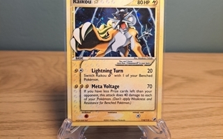 Pokemon Raikou gold star 114/115 Ex unseen forces