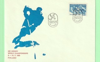Jääkiekon MM-kisojen 1965 kirjekuori ja erikoisleima