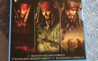 Bluray : Pirates of the Caribbean trilogy boksi [suomi]