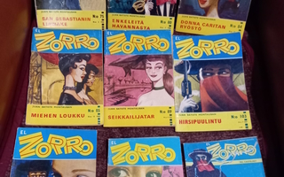 El Zorro : 9 erilaista 1965-1978