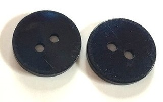 Tummansininen nappi erä 16 mm