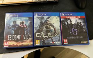 PS4 pelit - Resident Evil 2, 6 ja Elex