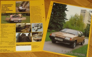 1986 Lada Samara VAZ-2108 esite - ensimmäinen Samara