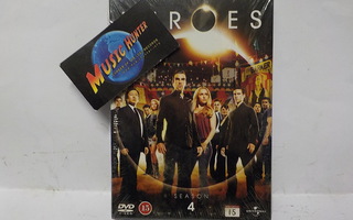 HEROES - SEASON 4 UUSI "SS" DVD