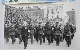 Valokuva Vapaussodan Veteraanit Suojeluskunta Helsinki 1938