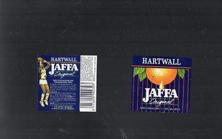 Hartwall Jaffa Original.  Koripallo. etiketti