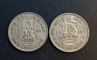 Iso-Britannia 1 shilling 1948 *Scottish&English crest*