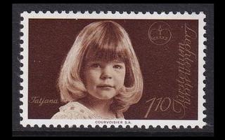 Liechtenstein 687 ** Prinsessa Tatjana (1977)