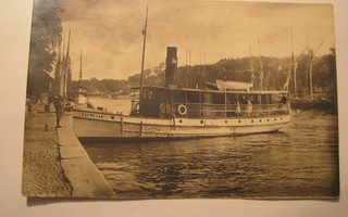 VANHA Postikortti Turku Laiva Salmetar 1920-l