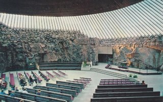 Helsinki: Temppeliaukion kirkko - sisäkuva