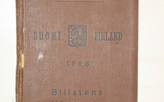 Maanmittaushallitus : Autoilijan tiekartta SUOMI 1928