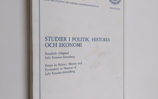 Studier i politik, historia och ekonomi : festskrift till...