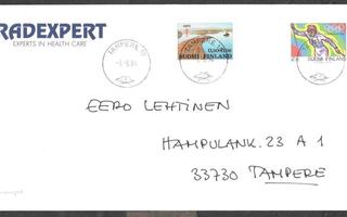Postilähetys -  (LAPE 687 + 1157) Tampere 10 1.6.1994