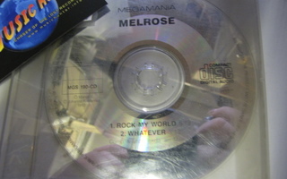 MELROSE - ROCK THE WORLD PROMO CD SINGLE