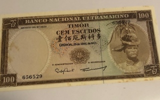 100 Escudos Timor 1963 - UNC