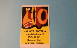 TT-etiketti Valinta Anttila, Humalistonkatu 18