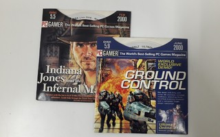 PC Gamer 5.5 ja 5.9, ohjelmalevyt (2000, cd)