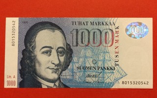 1000 markkaa 1986 Litt A, kunto 9.  (KD14)