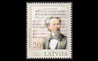 Latvia 637 ** Säveltäjä K?rlis Baumanis (2005)