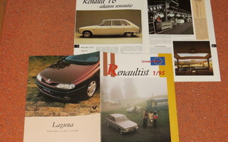 Renaultist 1 / 95 kerholehti esite - KUIN UUSI