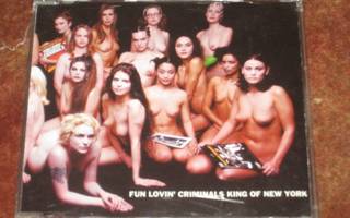 FUN LOVIN' CRIMINALS - KING OF NEW YORK CD SINGLE