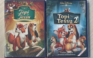 Walt Disney: TOPI JA TESSU 1&2 (2DVD) suomipuhe (UUSI)