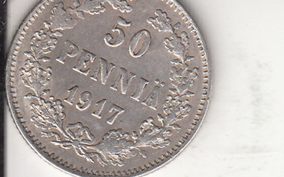 50 penniä 1917 1 nen kl 6-7