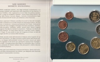 San Marino Vuosisarja 1c-2€ 2015