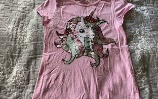 H&M  **Unicorn-paita**, koko 122/128